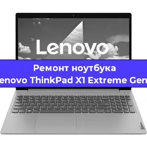 Чистка от пыли и замена термопасты на ноутбуке Lenovo ThinkPad X1 Extreme Gen2 в Санкт-Петербурге